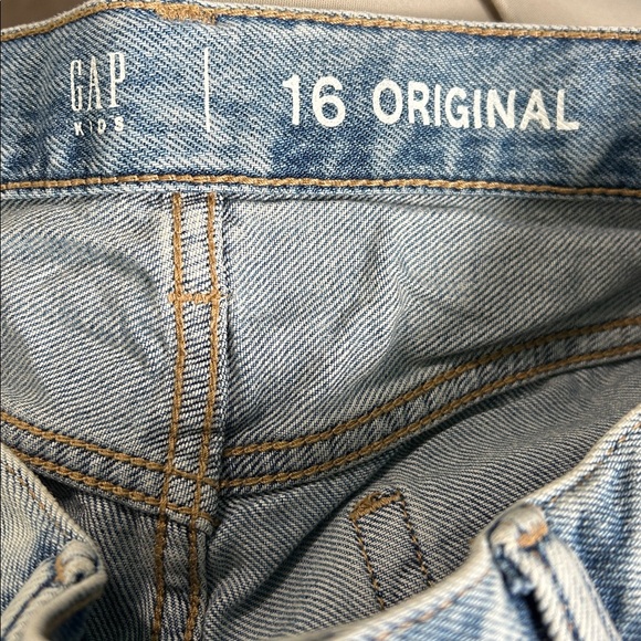 Gap Original Straight Jeans - Boy’s 16 - New - Picture 9 of 11